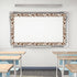 Whaline 98.4ft Cow Print Bulletin Board Borders 3 Sizes Brown White Highland Cow Die-Cut Bulletin Board Trim for Cow Party Birthday School Classro...