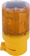 Qooltek Solar LED Warning Lamp - Flashing Barricade Light, Road Construction Safety Signs, Flicker Beacon (Yellow)...