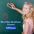 12 Pieces Dry Erase Erasers Magnetic Board Eraser Washable Microfiber Shag Whiteboard Eraser for Chalk, Markers, Home, Classroom and Office(Grey)...