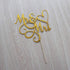 Gold Glitter Mr & Mrs Cake Topper - Wedding, Engagement, Wedding Anniversary Cake Toppers Decorations...