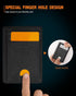 RUNBOX Slim Minimalist RFID Blocking Wallet for Men Women Front Pocket Leather Gift Box...