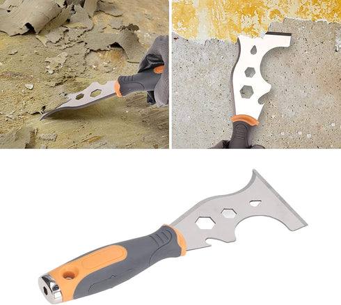 Paint Scraper 16 in 1 Putty Knife Painters Tool Paint Scraper Tool for Wood, Wallpaper Scraper...