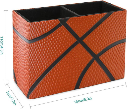 Pencil Holder for Desk, Basketball Pen Holder Storage Desktop Pen Organizer Desk Pencil Organizer Makeup Brush Holder for Office School College Le...