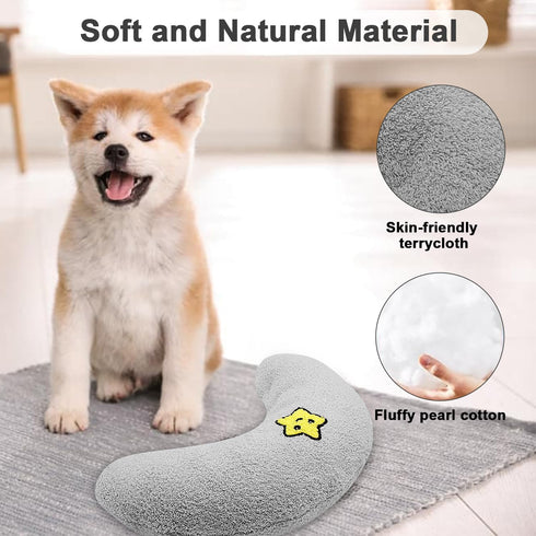 Dog Calming Sleeping Improve Pillow?Pet Neck Pillow for Little Dog and Indoor Cats Sleep, Animal Puppy Kitten Comfort Blanket Cuddle Buddy Product...