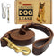 Leather Dog Leash 4ft x 3/4 inch,Strong Heavy Duty Genuine Leather Braided Dog Training Leash, Soft and Comfortable Leather Leash for Large Dogs, ...