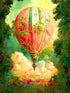IPISSOI DIY Fantasy Hot Air Balloon 5D Diamond Painting Kits for Adults Diamond Art Diamond Painting Full Drill Rhinestone Diamond Embroidery Craf...