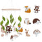 Woodland Ocean Mobile for Crib Jungle Baby Nursery Mobiles Forest Safari Toys for Crib Animals Woodland Nursery Decor for Baby Boys Girls Toys Roo...