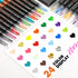 AROIC 24 Pack Acrylic Paint Pens for Rock Painting Fine Point Paint Markers Acrylic Paint Markers For Wood,Metal,Plastic,Glass,Canvas, Ceramic,Cra...
