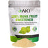 AKI Monk Fruit Sugar Free Sweetener Powder - Brown Raw Powder with Aroma of Sweetness - Ideal for Blended Beverages and May Helps in Weight Loss (...
