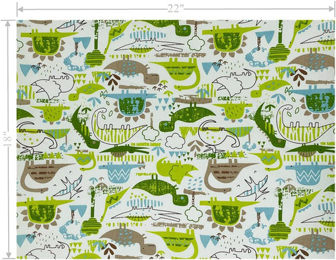 Dinosaur Quilt Fat Quarters Fabric Bundles Cotton Cartoon Dino World Fabric for Baby Boy Kids 18"x 22" (7pcs) SZRUIZFZ...