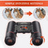 30x60 Travel Binoculars for Bird Watching – Small Binoculars for Adults with 126M/1000M Wide Field of View, 7.2° Angle & Storage Bag – Designed fo...