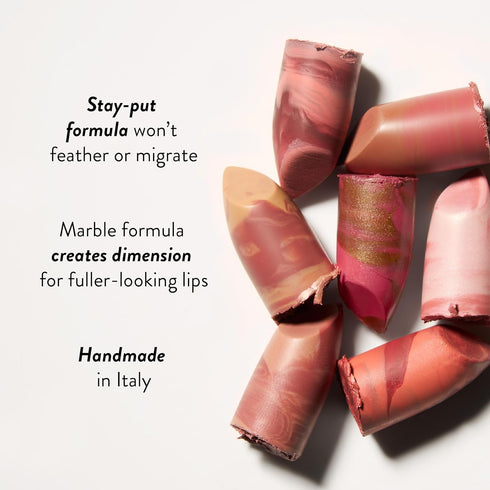 LAURA GELLER NEW YORK Italian Marble Sheer Lipstick - Honey Bun - Hydrating & Lightweight - Vitamin E & Caster Seed Oil - Cream Finish...