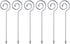 Prodyne Stainless Steel Martini Picks, Silver Set of 6...