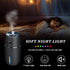 Mini USB Car Humidifier, 200ml Ultrasonic Cool Mist Humidifier with 7 Colors Light Changing, Adjustable Mist Mode,Auto Shut-Off, Super Quiet Opera...