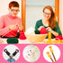 6pcs Cat Paw Knitting Needle Stoppers, Silicone Knitting Needle Point Protectors Stitch Stoppers Needle Tip Covers Knitting Accessories for Size 1...