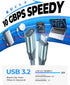 AINOPE USB C Extension Cable, (6.6ft/2M/10Gbps/100W), USB C 3.2 Extender Fast Transfer Type C Extender Charging Compatible with PSVR2/USB C Hub/Ma...