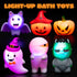 JOYIN 6 Pcs Halloween Light-Up Bath Toys ,Halloween Theme Toys Flashing LED Light Floating Bathtub Toys for Baby,Toddler Water Tub Games Swimming ...