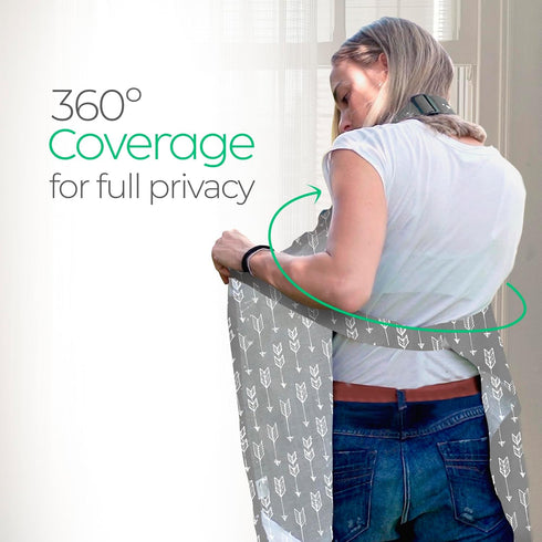 San Francisco Baby Nursing Cover – Breathable Breastfeeding Cover for Nursing, 360° Nursing Cover Up for Breastfeeding, Privacy Nursing Covers, Nu...