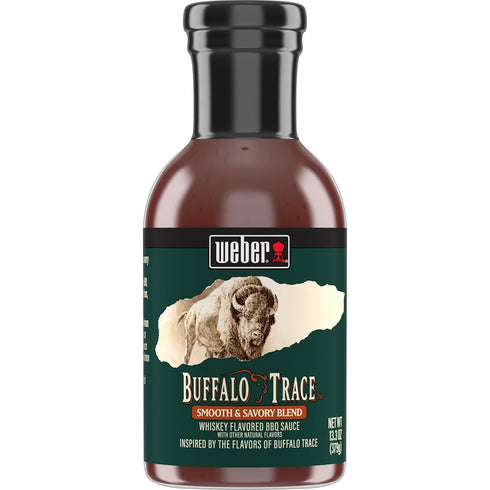 Weber Buffalo Trace Whiskey Flavored BBQ Sauce, 13.3 Ounce...