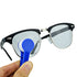 12 pcs Mini Sun Glasses Eyeglass Microfiber Spectacles Cleaner Brush Cleaning Tool?Random Color?...
