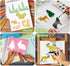 45pcs Forest Animals Stencils for Painting on Wood Wilderness Tree Stencils Paint Wildlife Burning Patterns Bears Deers Template on Art Craft Canv...