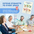 Office Refrigerator Etiquette Guide - Magnetic Signs for Refrigerator to Promote Respectful Behavior - Cute Office Supplies & Office Accessories -...