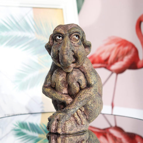 Gargoyle Sculpture, Troll Statues, Gothic Sculpture, Gargoyle Statues Outdoor, Gargoyle Gothic Decor Statue, Troll Resin Crafts, Gargoyle Resin Cr...