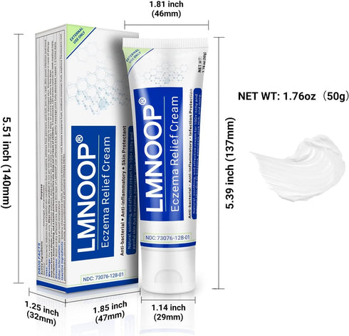 Eczema Cream, Maximum Strength Treatment Ointment for Rash, Psoriasis, Dermatitis, Urticaria, Jock Itch, Fungal Infection, Anti-Itch, Relief for S...