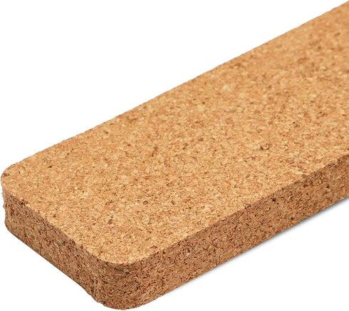 6 Pack Cork Board Strips for Walls - Adhesive Bulletin Board Bar Strips, 12x1.5 inch, 0.8 inch Thick - Natural Cork Boards for Office, Home, Class...