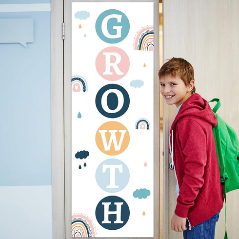 Growth Mindset Posters for Classroom Motivational Posters Decorations Bulletin Board Banner Boho Rainbow Inspirational Posters School Poster for T...