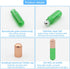 15Pcs Green Glass Roller Bottles 5ml Roll-on Bottles Refillable Empty Rolling Bottles Roller Vials Container for Essential Oil Perfume Skincare, 3...