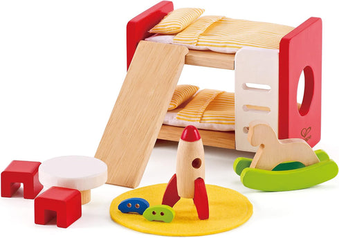 Hape Wooden Doll House Furniture Children's Room with Accessories...