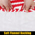 smiry Rectangle Picnic Table Cloth, Waterproof Elastic Fitted Outdoor Tablecloths for 4 Foot Tables, Wipeable Flannel Backed Vinyl Table Cover for...