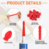 MARFOREVER Caulk Caps, Caulking Tube Caps 20 Pack Caulk Tube Sealer Cap, Caulk Saver Cover Sealer for Sealing and Preserving Open Caulking Tube...