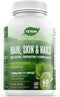 100% Pure Hair, Skin, and Nails Vitamins with Biotin Super Blend Formula, Designed to Support Radiant Beauty, Hair, Skin and Nail Health for Both ...