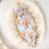 Galabloomer Newborn Swaddle Blanket with Beanie Set Baby Boy Receiving Blanket Gold Arrow...