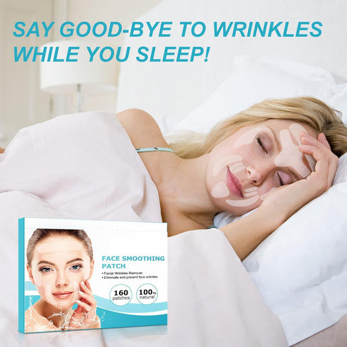 Face Wrinkle Patches - 160 Count Forehead Wrinkle Patches, Anti Wrinkle Patches For Reducing Forehead Eye And Around Mouth & Upper Lip Wrinkles,Sk...