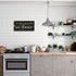 FWIEXA In This Kitchen We Dance Rustic Wood Sign, Funny Wall Art Sign Plaque, Farmhouse Wooden Hanging Wall Decor for Home, Dining Room, Restauran...