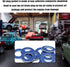 12PCS Oil Drain Plug Gaskets, Aluminum Oil Drain Plug Gaskets Washer Crush Seal, 90430-12031 Replacement for Engine Oil Drain Plugs Gasket, Univer...