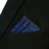 S&W SHLAX&WING Navy Pocket Square for Suit Silk Handkerchief XL...