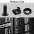 50-Pack M6 x 16mm Computer Rack Mount Cage Screws and Nuts & Washers for Rack Mount Server Cabinet, Rack Mount Screw Cage Nut - Black...