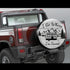 I Go Where I'm Towed Spare Tire Cover Waterproof Dust-Proof Universal 15 Inch Wheel Protectors Camper Spare Tire Cover Fit for RV Trailer Truck Je...