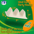 MT Products Pulp Fiber Taco Container 7" x 4.25" x 2" - 2 Compartments Taco Holder - Pack of 15...