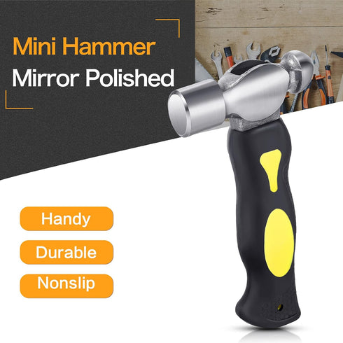 Jewelry Hammer and Steel Block Set Steel Bench Block 4 x 4 Inch and Hammer Set Jewelry Making Supplies Tools Kit for Jewelry Making Metal Stamping...