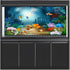 AWERT 48x20 inches Underwater World Aquarium Background Cartoon Aarine Benthos Aquatic Plants Coral Fish Fish Tank Background Vinyl Background...