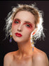 Steampunk Asymmetrical Industrial Robot Mismatched Glass Ball Dangle Earrings for Women Jewelry...