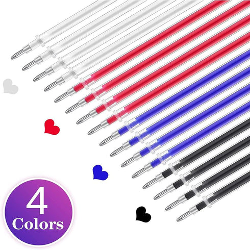 ELANE 16 Pcs Heat Erasable Fabric Marking Pens with 48 Refills,Heat Erasable Pens for Fabric Disappearing Ink Pen for Fabric Pencils for Sewing...