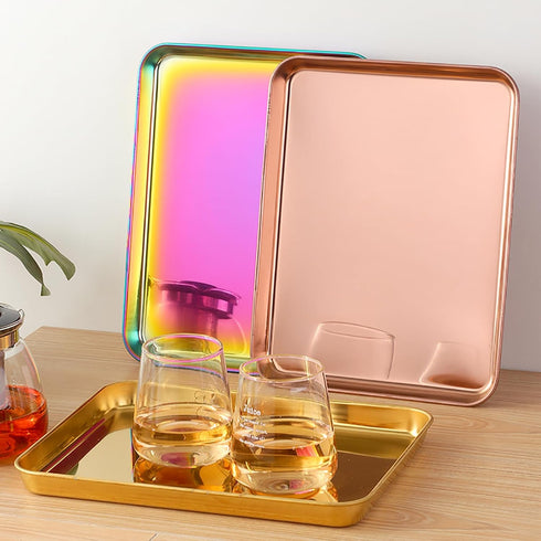Meisha Baking Tray, Stainless Steel Baking Cookie Sheet, Rimmed Pan Baking, Non Toxic & Healthy, Mirror Finish & Rust Free, Easy Clean & Dishwashe...