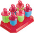 Tovolo Popsicle Molds with Sticks (6-Pack, Jewel Rings) - Reusable Ice Pop Molds & Sticks for Homemade Ice Pops & Frozen Snacks - Popsicle Maker w...
