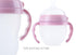 Compatible Baby Bottle Handle for Comotomo Bottles 8 oz & 5 oz, 3 Count, Pink...